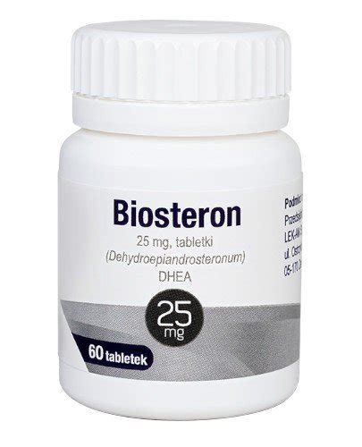 Biosteron 25mg 60 tabletek cena opinie ᐈ Cena Opinie Wskazania Skład