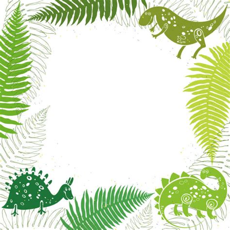 910+ Dinosaur Border Background Stock Illustrations, Royalty-Free ...