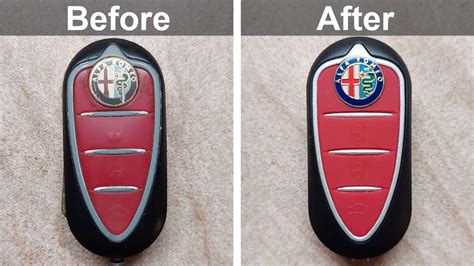 Alfa Romeo Giulietta Mito Key Remote Case Shell Replacement Battery