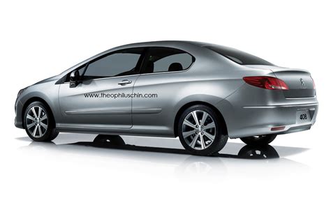 Peugeot 408 Coupe Rendering Autoevolution