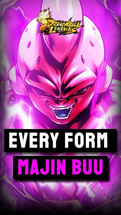 Every Form Of Majin Buu In Legends Shorts Youtube