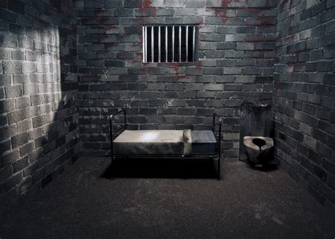 Amazon.com: BELECO 12x8ft Fabric Prison Cell Backdrop Prison Forbidden ...