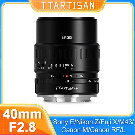 TTArtisan 40mm F2 8 APS C Macro Lens 1 1 Manual Focus Camera Lens For