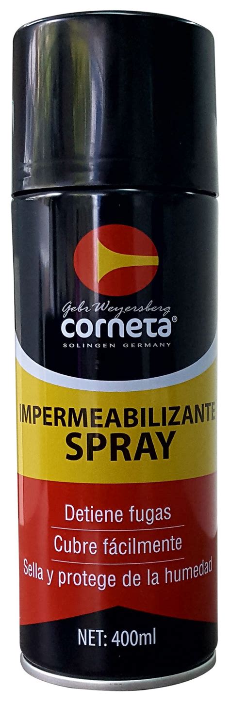 Impermeabilizante Spray Corneta Negro Mate Incolma Machetes Colombia