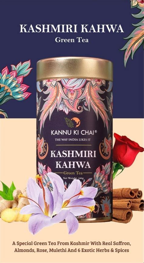 Kesar Kashmiri Kahwa Green Tea Leaves Packaging Type Can Tinned At Rs 349pack In Pune