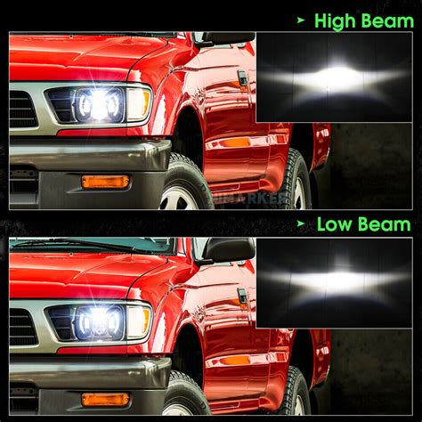 5X7 7X6 LED Headlight Hi L Beam For Chevy C1500 C2500 C3500 Pickup