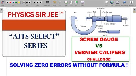 Error In Vernier Caliper And Screw Gauge At Shirley Magee Blog