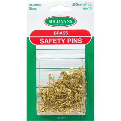 Brass Safety Pins Bulk Sullivans USA