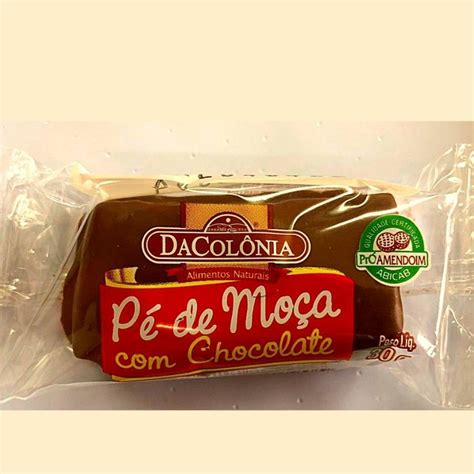 Pé de Moça Cobertura de Chocolate Dacolonia Pote 600g 4 potes