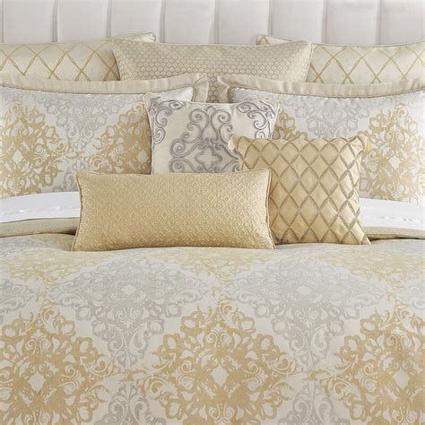 Waterford Bedding Waterford Wynne Comforter Set Gold Wayfair Canada