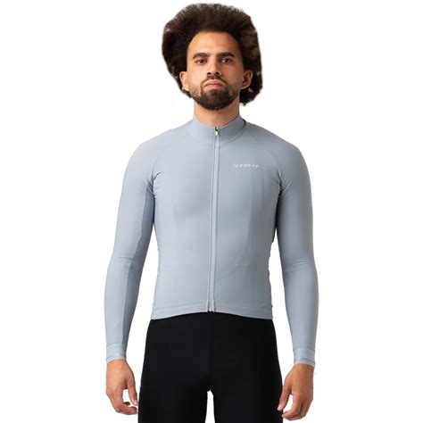 Isadore Debut Winter Long Sleeve Jersey Men Stone Grey BIKE24