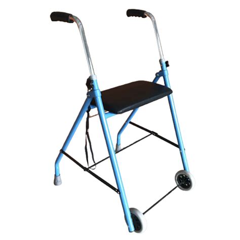 Supply Lightweight 2-Wheeled Folding Walker With Seat Wholesale Factory ...