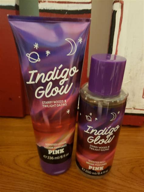Brand new, never used PINK Victoria Secret Indigo Glow set comes with ...