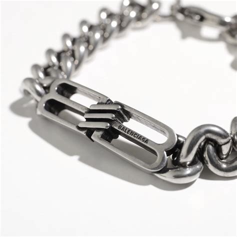 Balenciaga バレンシアガ ブレスレット Bb Icon Gourmet Bracelet 718493 Tz99i レディース Bb