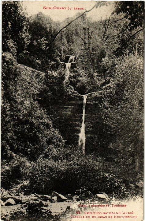 Rennes Les Bains Cascade Du Ruisseau De Montferrand France