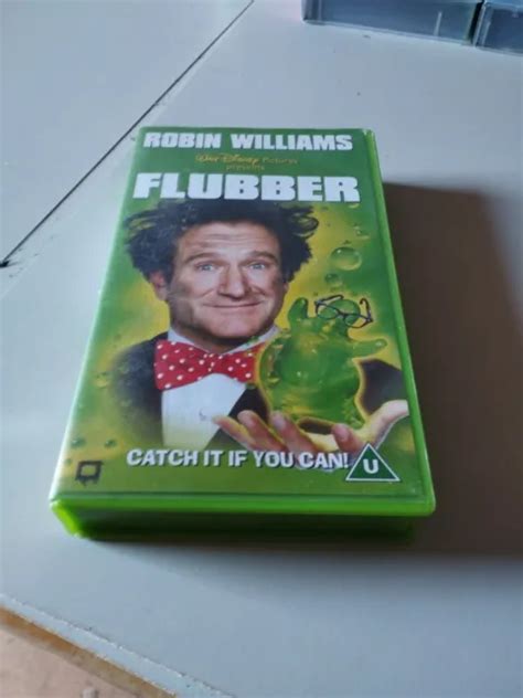 Walt Disney Flubber Vhs Robin Williams Video Tape Eur