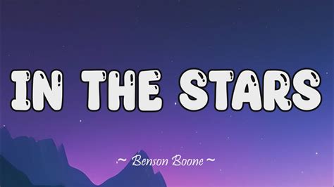 In The Stars Benson Boone Brittany Maggs Cover Lirik Terjemahan