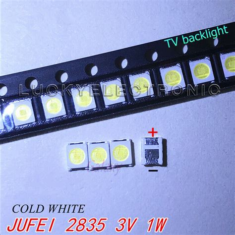 Pcs Led Lcd Tv Backlight Beads W V Lamp Beads Cool White