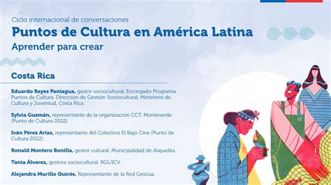 Puntos De Cultura En Am Rica Latina Aprender Para Crear Costa Rica