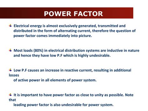 Power Factor Presentation Ppt