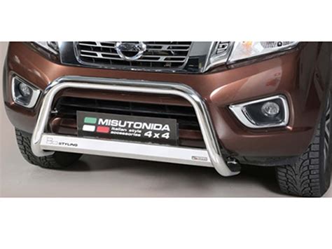 Nissan Navara NP300 A Bar Bull Bar Low Level 63mm Stainless