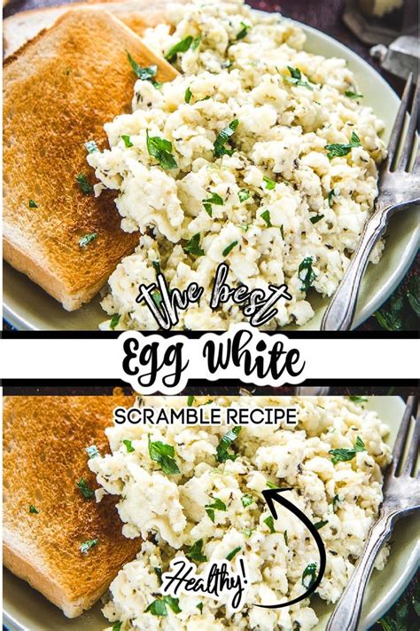 Healthy scrambled egg whites recipe – Artofit