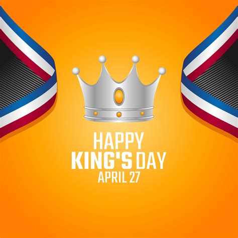 vector graphic of happy king's day good for king's day celebration ...