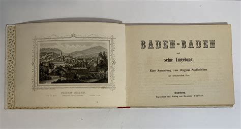 Baden Baden Und Seine Umgebung Eine Sammlung Von Original Stahlstichen