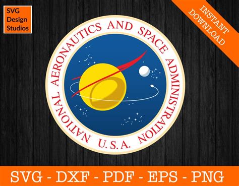 NASA Seal Svg Space Svg Science Svg Astronomy Svg Clipart Etsy