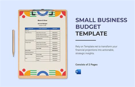 Business Budget Template in Excel, Google Sheets - Download | Template.net