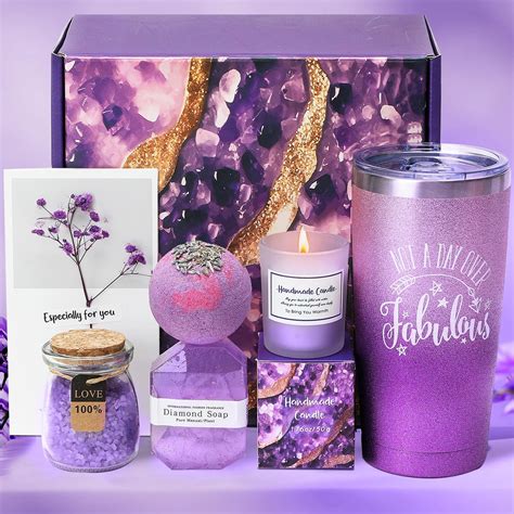 Amazon Lavender Spa Gifts Set 11 Pcs Bath Gift Set For Women