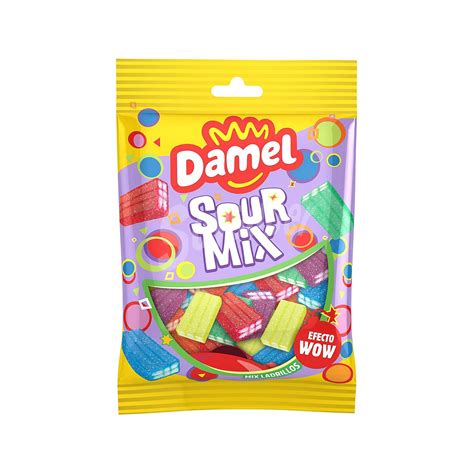 Damel Caramelos De Goma Sour Mix Sin Lactosa G