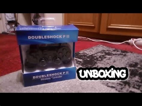DOUBLESHOCK P III WIRELESS CONTROLLER UNBOXING - YouTube