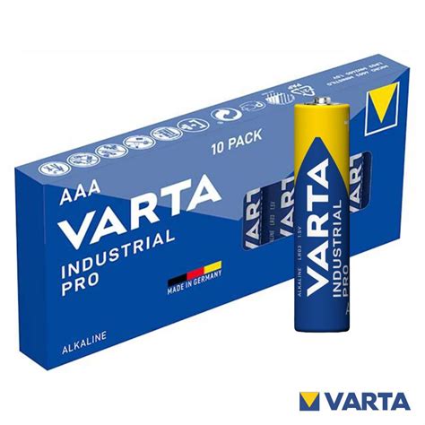 Pav Indaaa Pilha Alcalina Lr Aaa V X Industrial Pro Varta