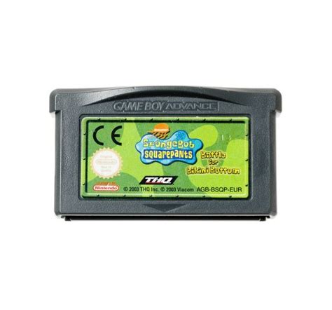 Spongebob Squarepants Battle For Bikini Bottom Gameboy Advance Game RetroNintendoKaufen De