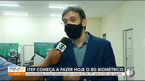 Governo Do Rn Lan A Sistema Biom Trico Para Emiss O De Novas Carteiras