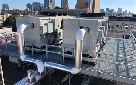 Rooftop Chillers At Neu Corporate Mechanical Of New England Llc