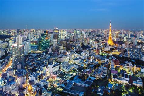 Premium Photo | Tokyo skyline at night