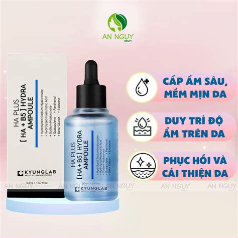 Serum Cấp Ẩm Căng Bóng Da Kyung Lab HA Plus HA B5 Hydra Ampoule