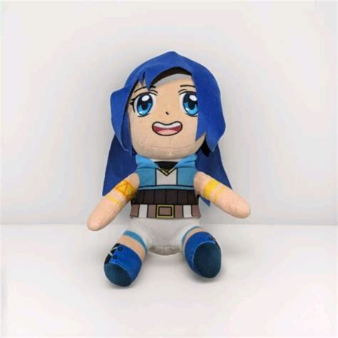 Itsfunneh Its Funneh The Krew Plush Anime Doll Blue Hair Rare Plushie