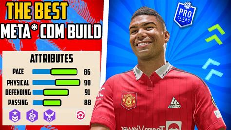 Fifa Pro Clubs The Best Lvl Meta Cdm Build Max Pace