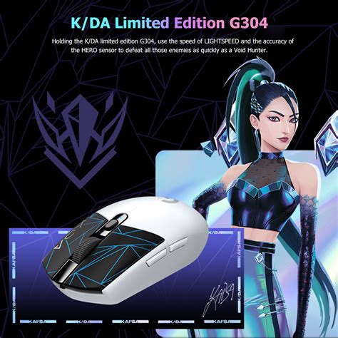 Logitech G Kda Limited Edition Gaming Mouse G Wireless Hero