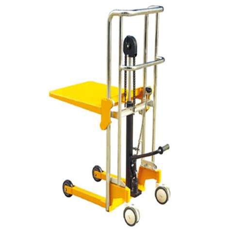 Buy Portable Manual hand Stacker 400kg Height 850mm Online - Solwet