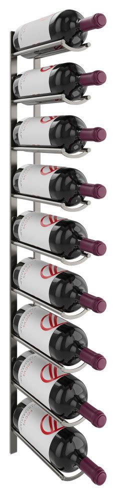 Vino Rails Flex 45 Cork Forward Modern Wall Mounted Wine Rack