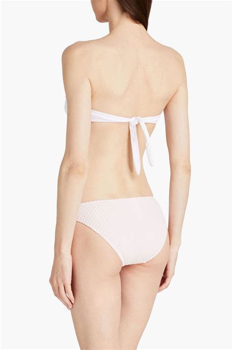 Seafolly Riviera Stretch Seersucker Low Rise Bikini Briefs The Outnet