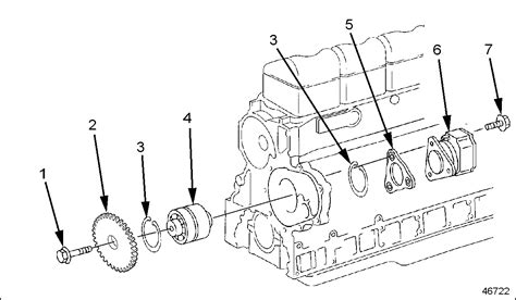 Mbe 4000 Section 213 Fuel Pump Drive Detroit Diesel Engine