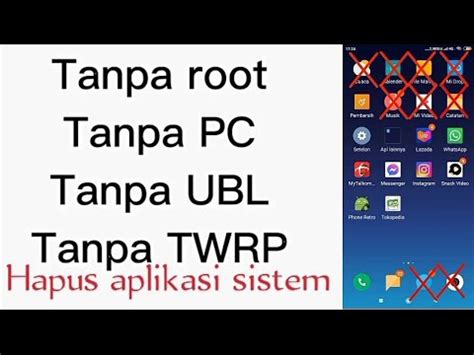 Cara Menghapus Aplikasi Bawaan Android Tanpa Root Tanpa Pc Youtube