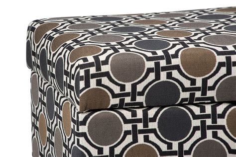 Nina Fabric Storage Ottoman The Brick