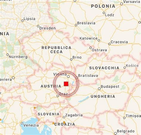 Terremoto Austria Scossa Di Magnitudo Vicino A Vienna Avvertita