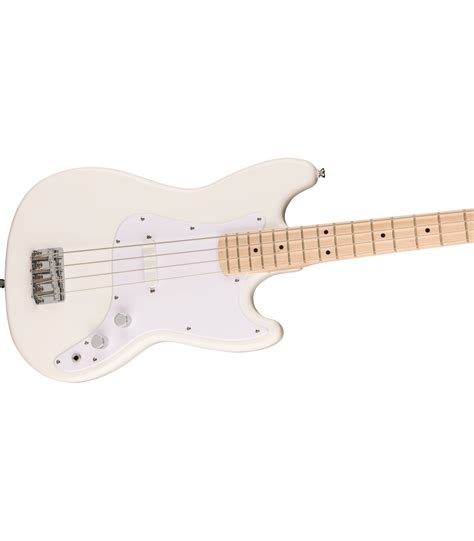 Squier Sonic Bronco Bass Maple Fingerboard White Pickguard Arctic